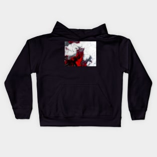 Pouring Acrylic Painting Kids Hoodie